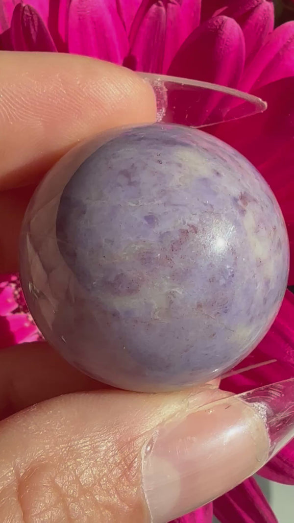 Lavender Jade Sphere A