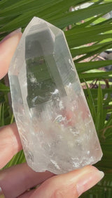 Water Clarity Large Clear Lemurian Seed Crystal from Serra do Cabral, Brazil