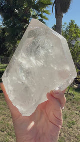 3.5+lb Self Standing Clear Lemurian Seed Crystal from Brazil