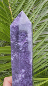 2.75+lb 15" Tall Galaxy Lepidolite Tower