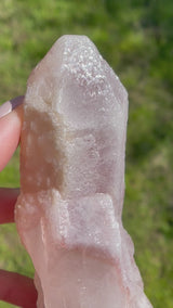 RARE "Dragon Scale" Terminated Pink Dreamsicle Lemurian from Diamantina Brazil, Rare Lemurian, Lemurian Cluster, Pink Lemurian, Dreamsicle