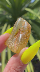 "AIR": High Grade Amber from Colombia, Colombian Amber, Tumbled Amber, Authentic Amber