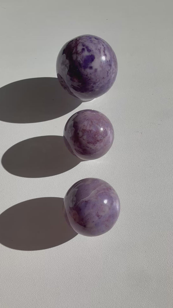 Lavender Jade Sphere A