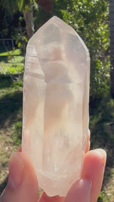 RARE: Lodolite Phantom Lemurian Seed Crystal from Minas Gerais Brazil