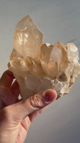 2+ lb Large Tangerine Lemurian Cluster