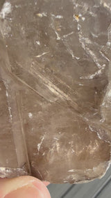 Skeletal Smoky Elestial Quartz from Brazil