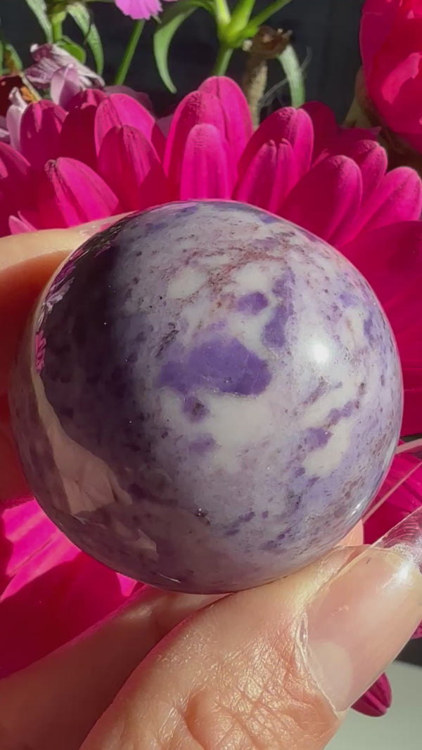 Lavender Jade Sphere C