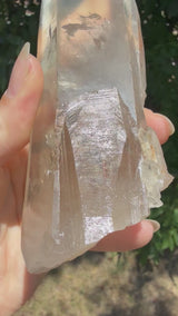 6" Extreme grade Natural CITRINE Lemurian Seed Crystal from Minas Gerais, Brazil- Channeler, Starbrary, Laser, Rainbows etc