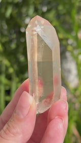 Tangerine Lemurian Seed Crystal from Serra do Cabral, Brazil
