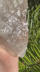 Large 1.75+lb Citrine with Elestial formations from Brazil