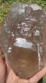 1.75lb RUTILATED Smoky Citrine from Brazil: DT, ET, Elestial, Record Keeper etc.