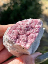 Top Quality Gemmy Large Cobaltian Calcite from Africa, Pink Calcite Africa, Raw Cobaltian Calcite, Natural Crystal, Raw Crystal,Pink Crystal