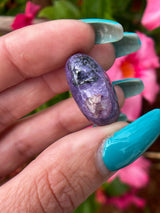 Top Grade Polished Charoite Heart, Natural crystal, Charoite, Charoite Heart,  Charoite Pocket Stone, Purple Crystal