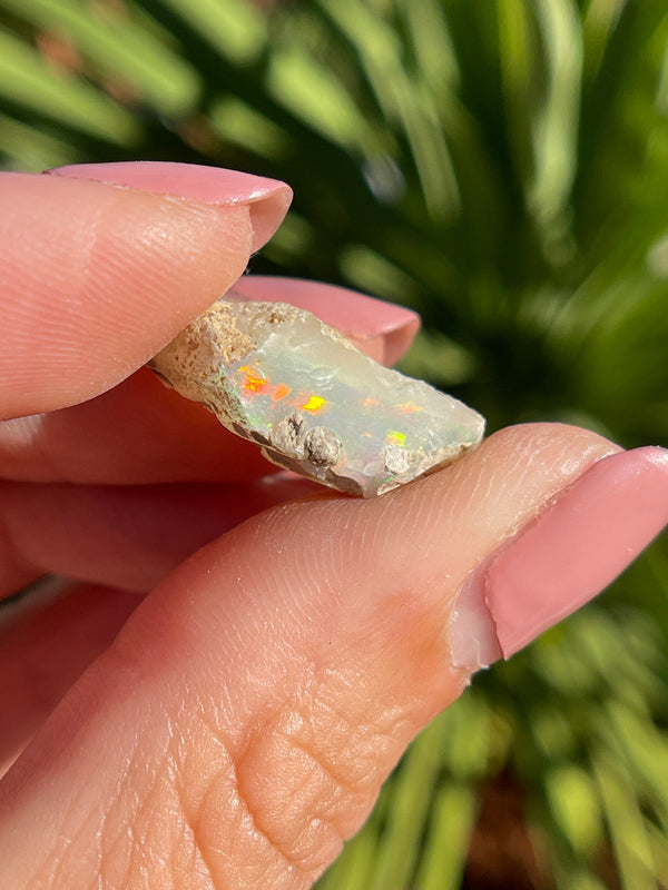 High Grade Ethiopian Opal H, Welo Opal, Natural Opal, Raw Opal, Ethiopian Opal, Opal, Rainbow Opal, Ethically sourced Opal, Rare opal