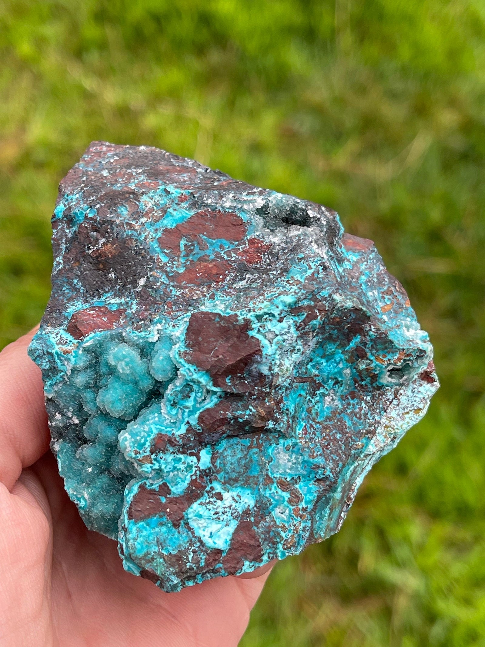 4in 350g Silica Chrysocolla Crystal, Large fashion Natural Raw Chrysocolla, Congo R3