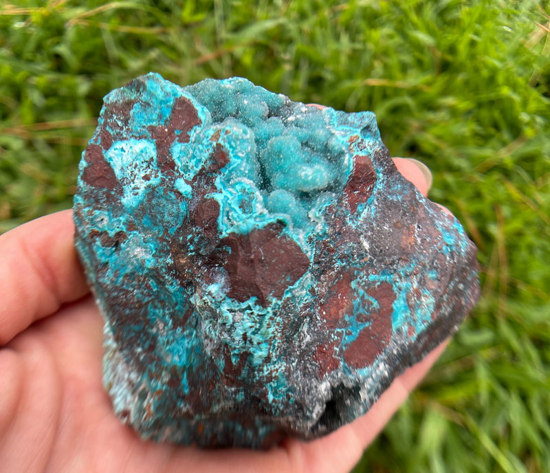 RARE: Natural Chrysocolla Gem Silica Quartz from Peru, Natural crystal, raw Chrysocolla, Gem Silica, Chrysocolla Chalcedony,Chrysocolla peru