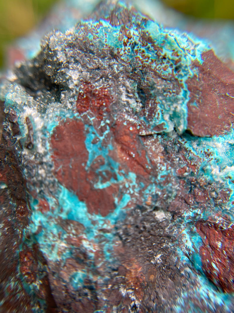 RARE: Natural Chrysocolla Gem Silica Quartz from Peru, Natural crystal, raw Chrysocolla, Gem Silica, Chrysocolla Chalcedony,Chrysocolla peru