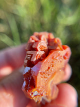RARE Top Quality Vanadinite Gemmy Cluster from Morocco, Gemmy Crystal, mineral, Rare crystal, rare mineral, natural crystal, natural stone,