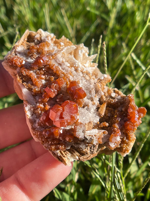 Top Quality Vanadinite Gemmy Cluster from Morocco, Gemmy Crystal, mineral, Rare crystal, rare mineral, natural crystal, natural stone,