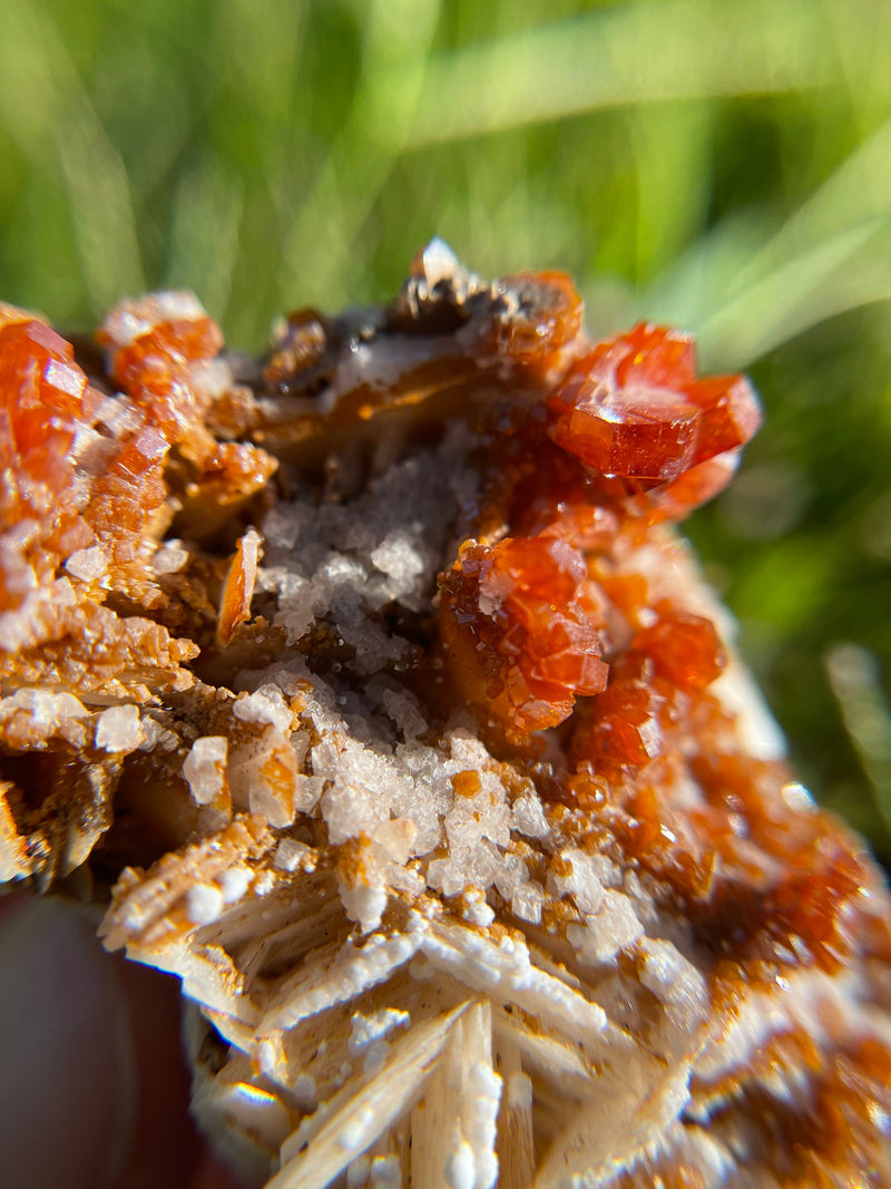 Top Quality Vanadinite Gemmy Cluster from Morocco, Gemmy Crystal, mineral, Rare crystal, rare mineral, natural crystal, natural stone,