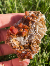 Top Quality Vanadinite Gemmy Cluster from Morocco, Gemmy Crystal, mineral, Rare crystal, rare mineral, natural crystal, natural stone,