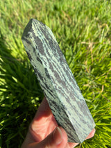 Serpentine Tower from Brazil, Natural crystal, Serpentine Point, Serpentine Obelisk, Serpentine Wand, Polished Serpentine, Serpentine