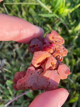 RARE Top Quality Vanadinite Gemmy Cluster from Morocco, Gemmy Crystal, mineral, Rare crystal, rare mineral, natural crystal, natural stone,