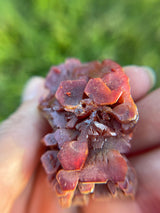 RARE Top Quality Vanadinite Gemmy Cluster from Morocco, Gemmy Crystal, mineral, Rare crystal, rare mineral, natural crystal, natural stone,