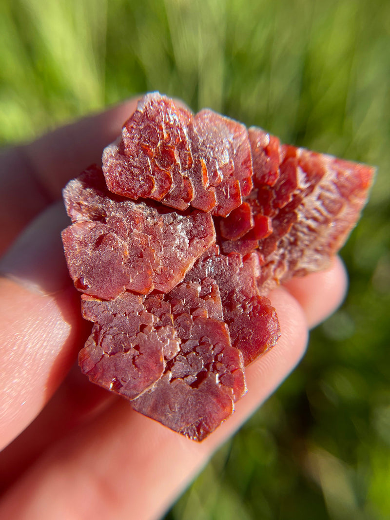 RARE Top Quality Vanadinite Gemmy Cluster from Morocco, Gemmy Crystal, mineral, Rare crystal, rare mineral, natural crystal, natural stone,