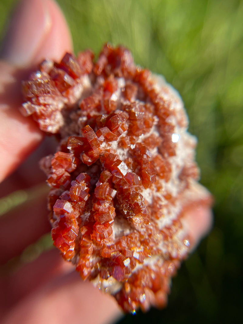 Top Quality Vanadinite Gemmy Cluster from Morocco, Gemmy Crystal, mineral, Rare crystal, rare mineral, natural crystal, natural stone,
