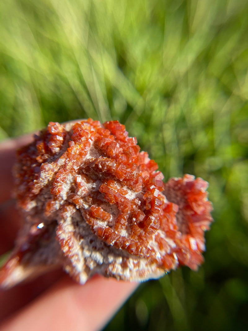 Top Quality Vanadinite Gemmy Cluster from Morocco, Gemmy Crystal, mineral, Rare crystal, rare mineral, natural crystal, natural stone,