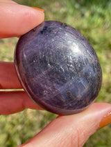 High Grade Chatoyant Ruby Corundum palm stone from India, Polished Ruby, Chatoyant Ruby, Rare crystal, Rare Stone, Polished Ruby, Top grade