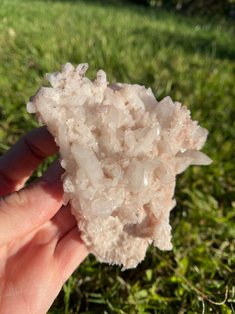 Pink Himalayan Quartz Cluster, Samadhi Himalayan Quartz