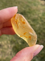 Amber from Villa de Leyva, Boyaca, Colombia, Tumbled Amber, Authentic Amber, Colombian Amber, Amber Pocket Stone