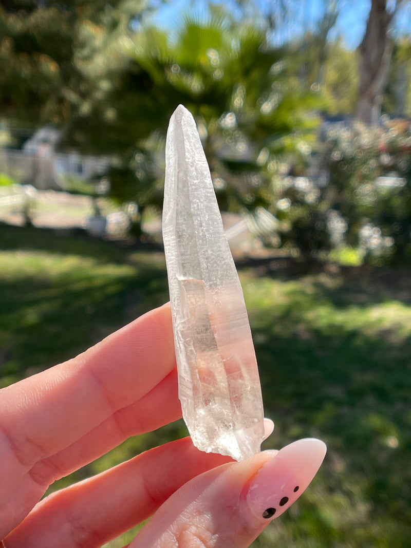 Rare SET: Natural CITRINE Laser Cathedral Point from Brazil,